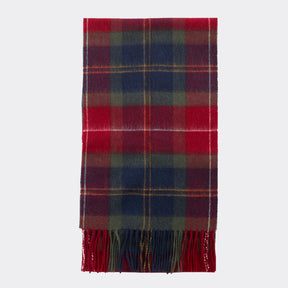Barbour Tartan Scarf in Winterberry