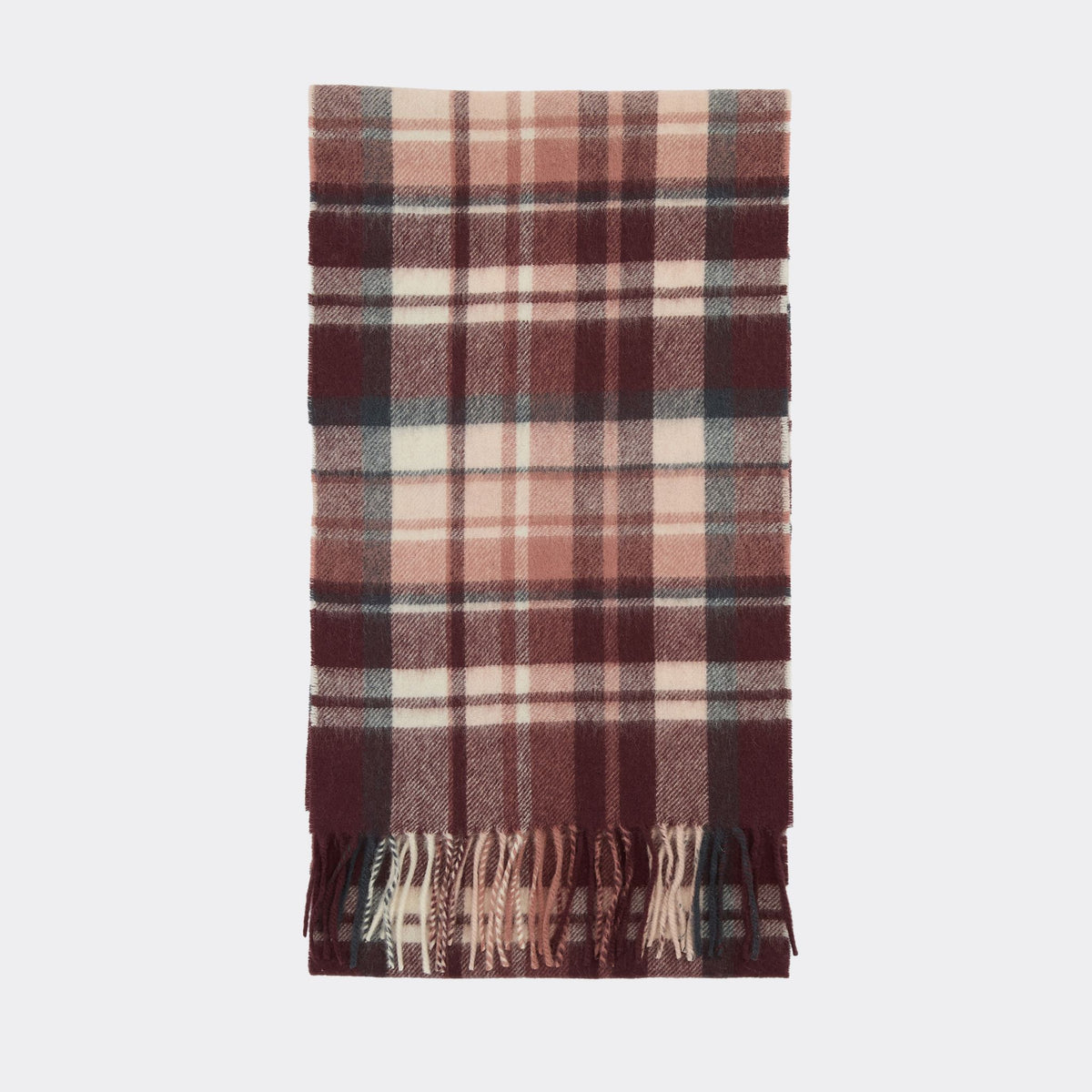 Barbour Vintage Winter Plaid Scarf in Fudge