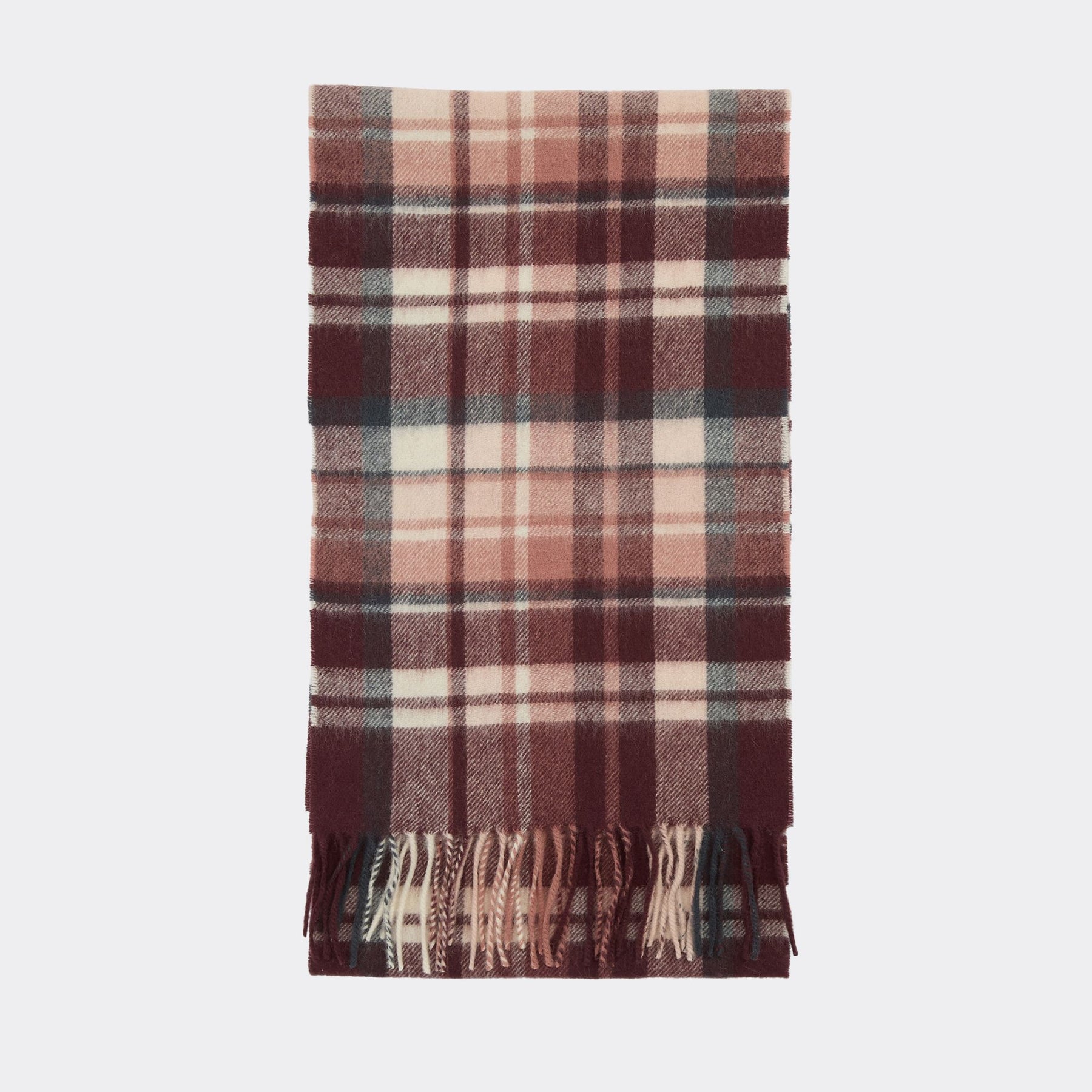 Barbour Vintage Winter Plaid Scarf in Fudge
