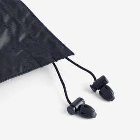 Barbour Waxed Cotton Plain Hood in Classic Navy