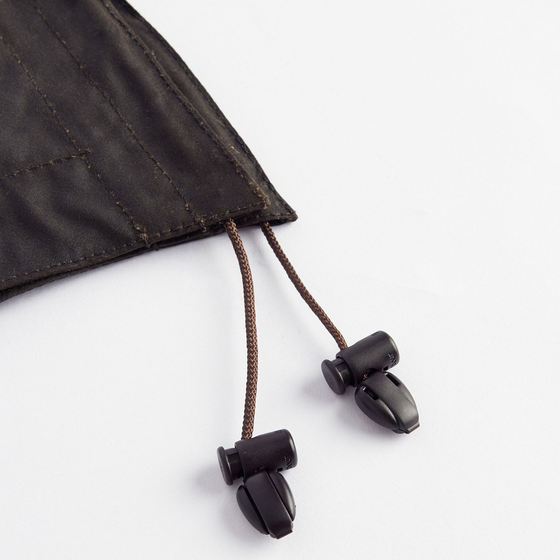 Barbour Waxed Cotton Plain Hood in Olive