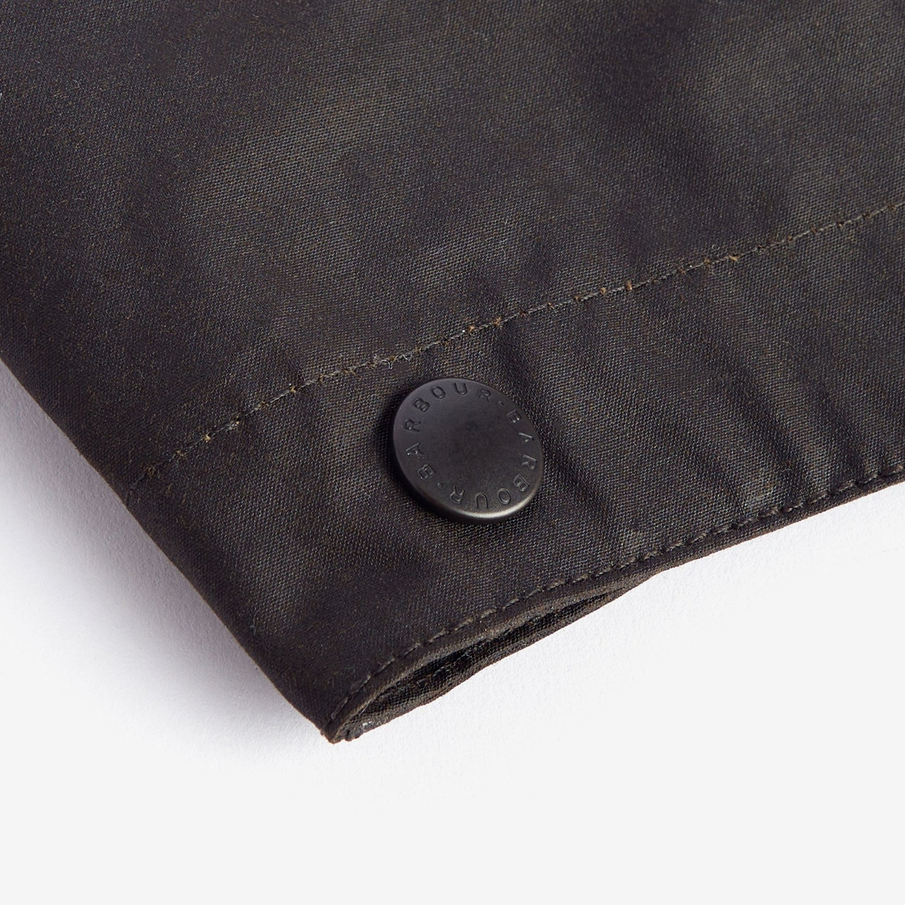 Barbour Waxed Cotton Plain Hood in Olive