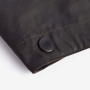 Barbour Waxed Cotton Plain Hood in Olive