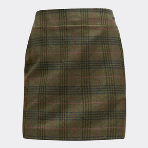 Barbour Women's Bamburgh Tartan Mini Skirt in Arabesque & Brown