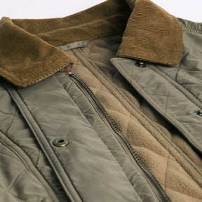 Barbour Women's Beadnell Polarquilt Jacket in Military Brown