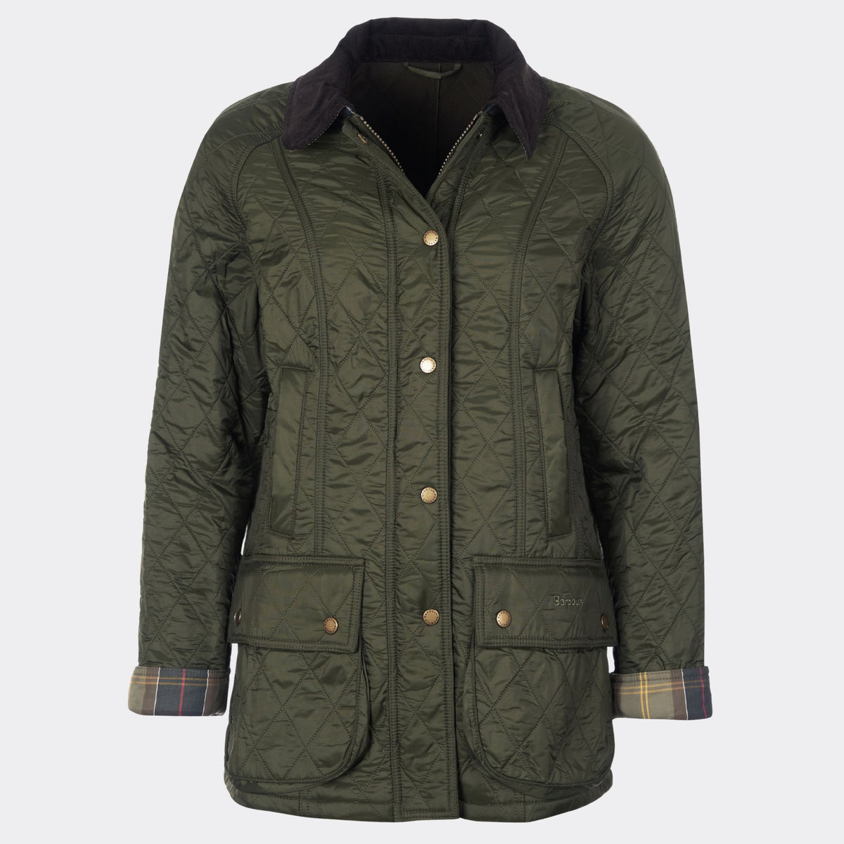 Barbour Women's Beadnell Polarquilt Jacket in Olive