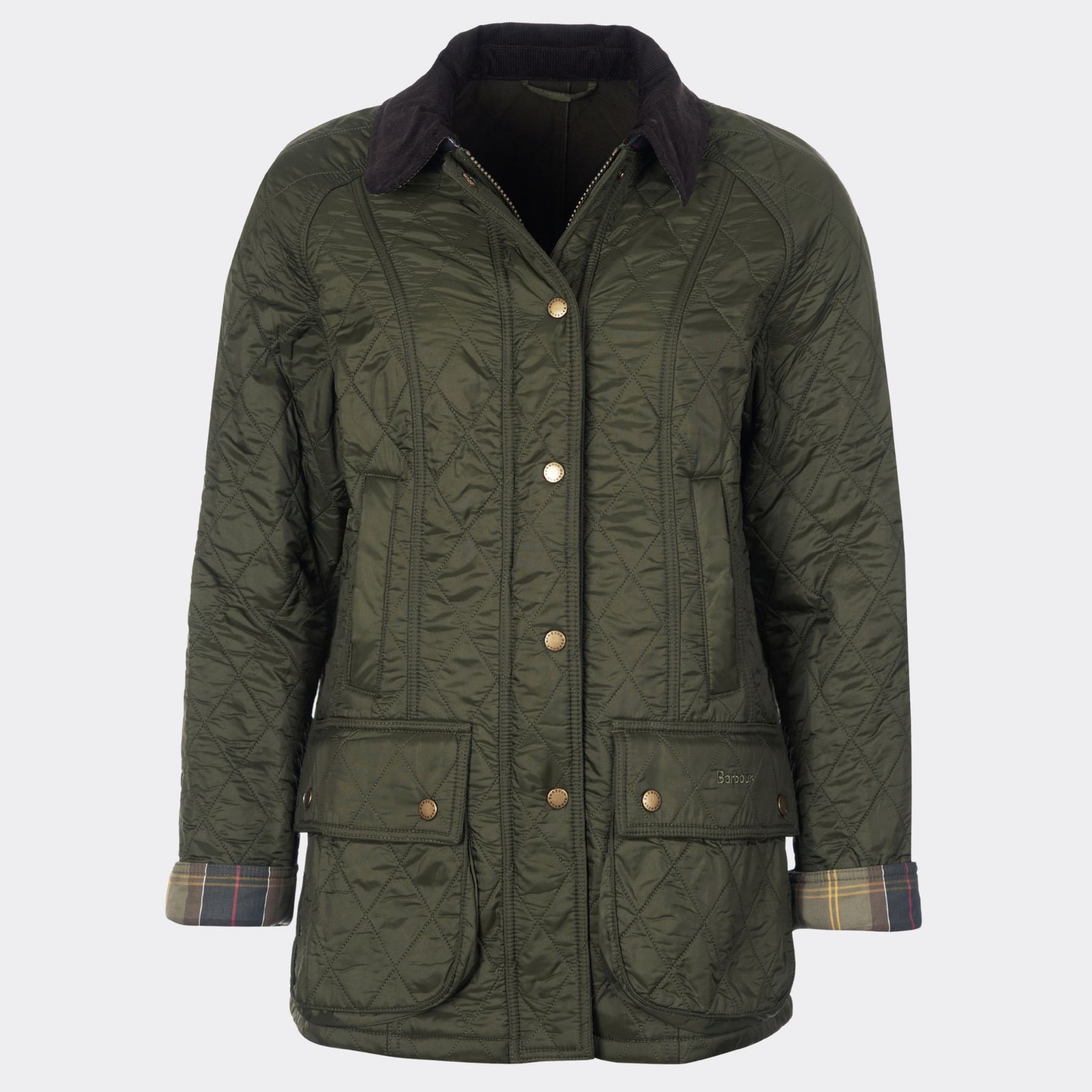 Barbour Women's Beadnell Polarquilt Jacket in Olive