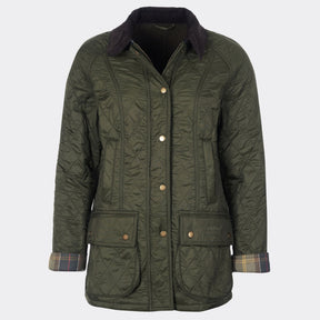 Barbour Women's Beadnell Polarquilt Jacket in Olive
