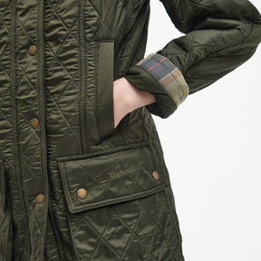 Barbour Women's Beadnell Polarquilt Jacket in Olive