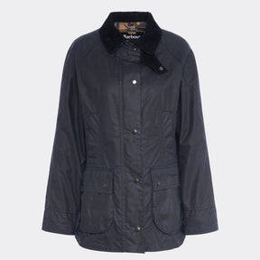Barbour Women's Beadnell Waxed Jacket in Navy