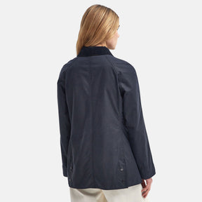 Barbour Women's Beadnell Waxed Jacket in Navy
