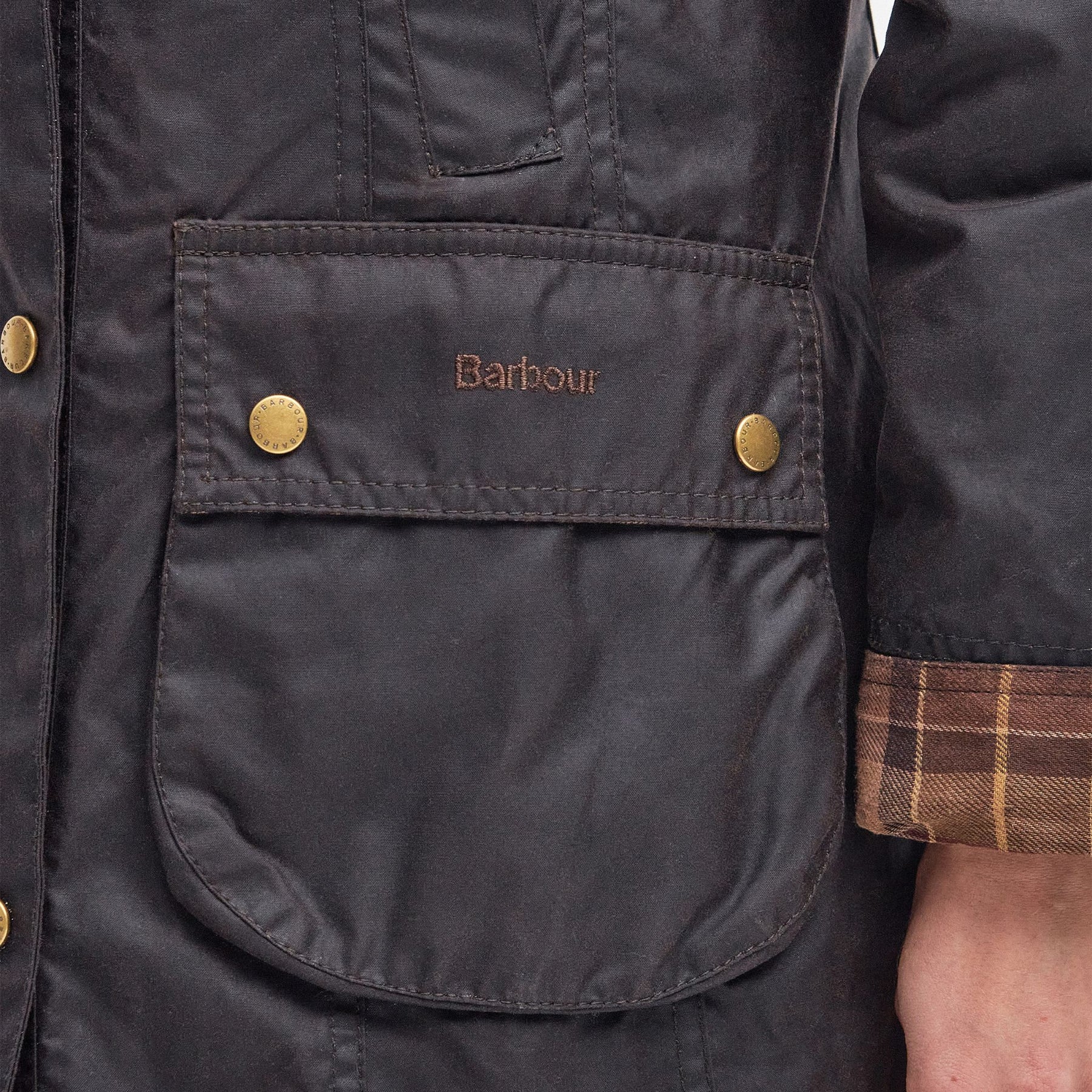 Barbour Women's Beadnell Waxed Jacket in Rustic