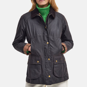 Barbour Women's Beadnell Waxed Jacket in Rustic
