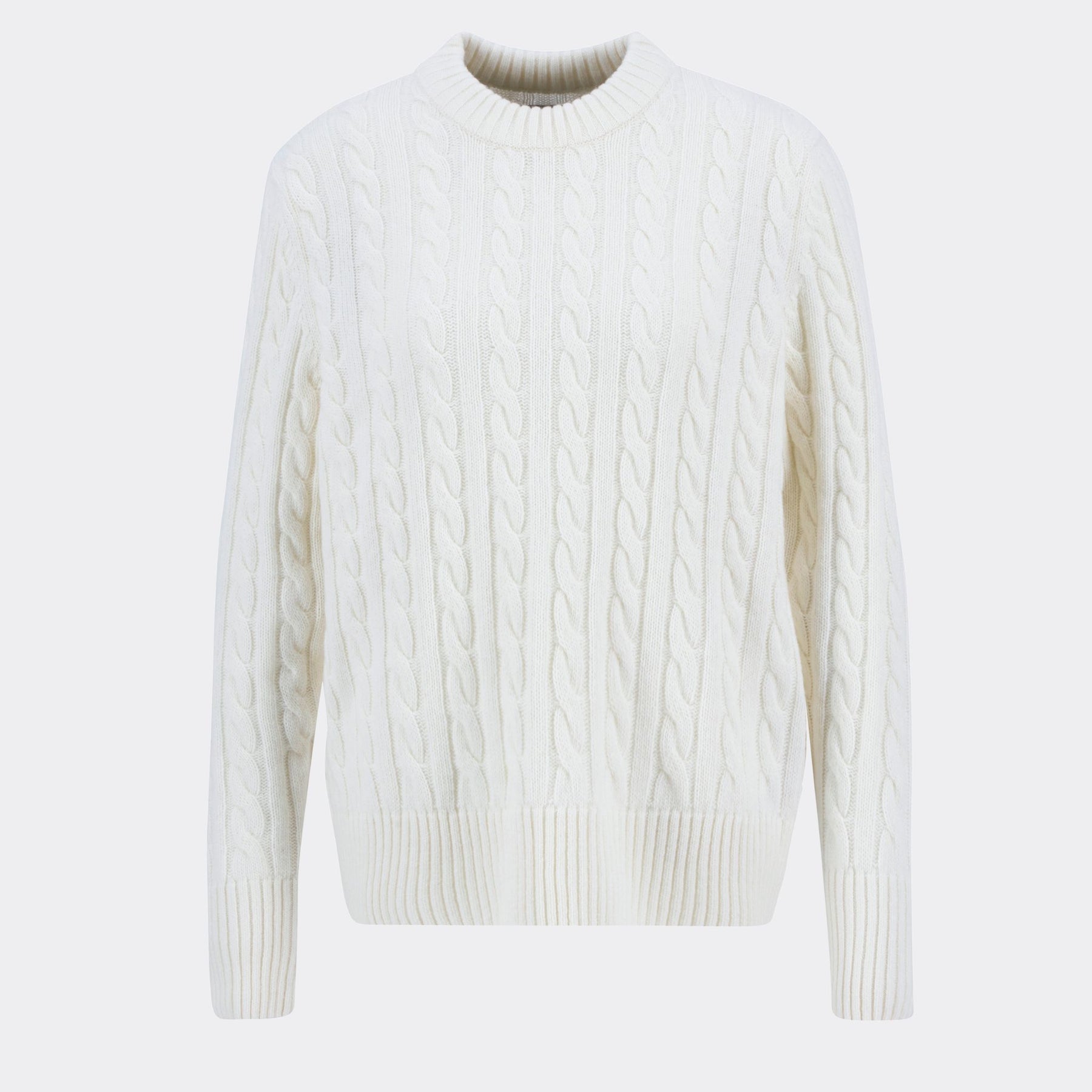 Barbour Women's Belford Cable Knit Jumper in Aran