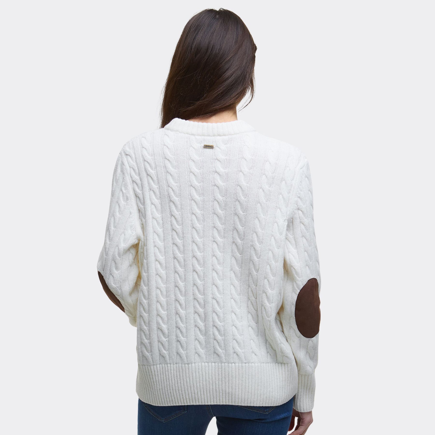 Barbour Women's Belford Cable Knit Jumper in Aran