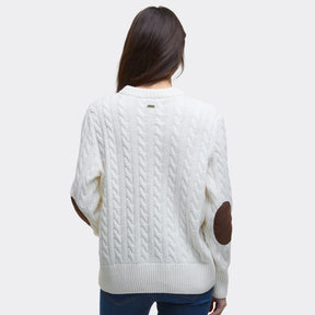 Barbour Women's Belford Cable Knit Jumper in Aran