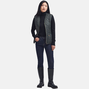 Barbour Women's Betty Fleece Liner Gilet in Dark Olive