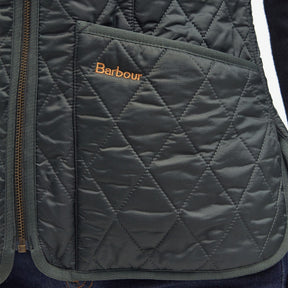 Barbour Women's Betty Fleece Liner Gilet in Dark Olive