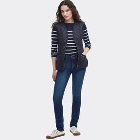 Barbour Women's Betty Fleece Liner Gilet in Navy