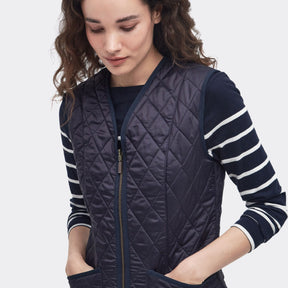 Barbour Women's Betty Fleece Liner Gilet in Navy