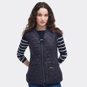 Barbour Women's Betty Fleece Liner Gilet in Navy