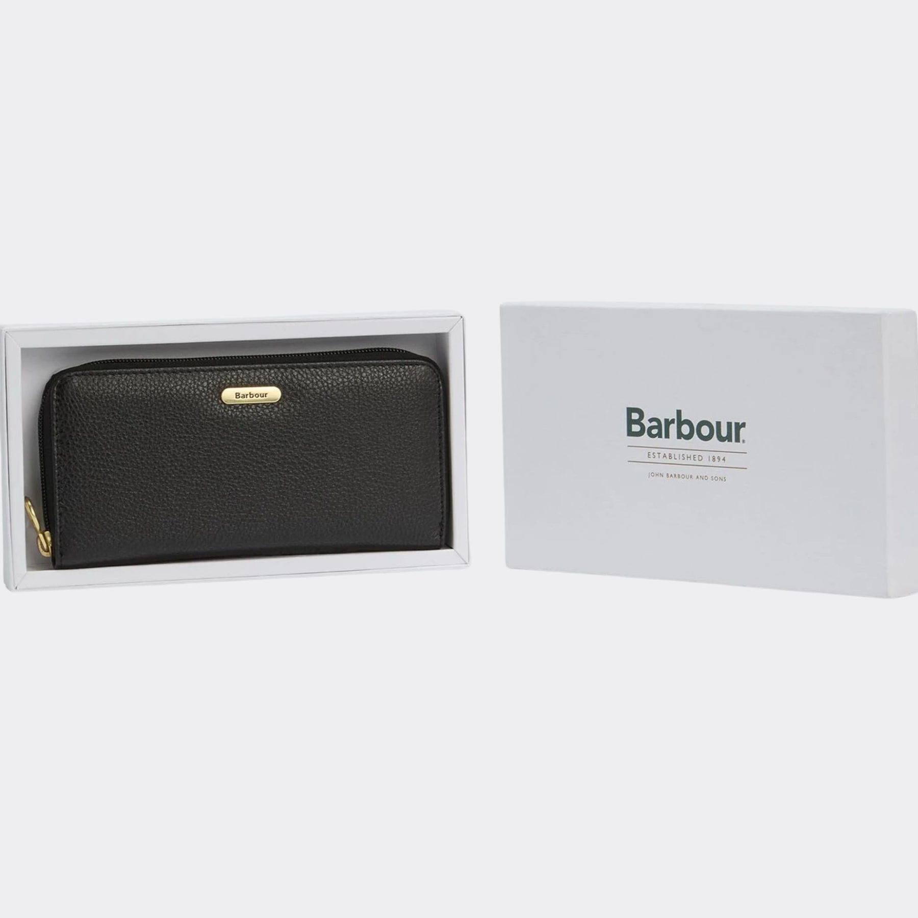 Barbour Women's Birch Leather Matinee Purse in Black