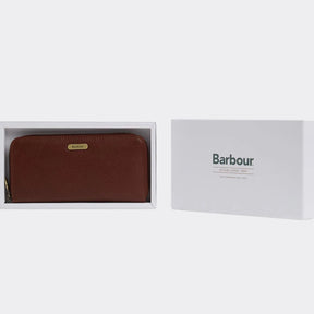 Barbour Women's Birch Leather Matinee Purse in Brown