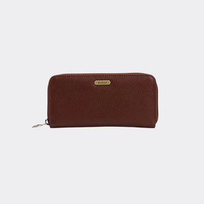 Barbour Women's Birch Leather Matinee Purse in Brown