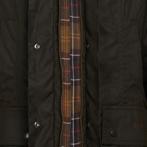 Barbour Women's Classic Beadnell Waxed Jacket in Olive