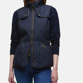 Barbour Women's Dahlia Gilet Gilet in Dark Navy