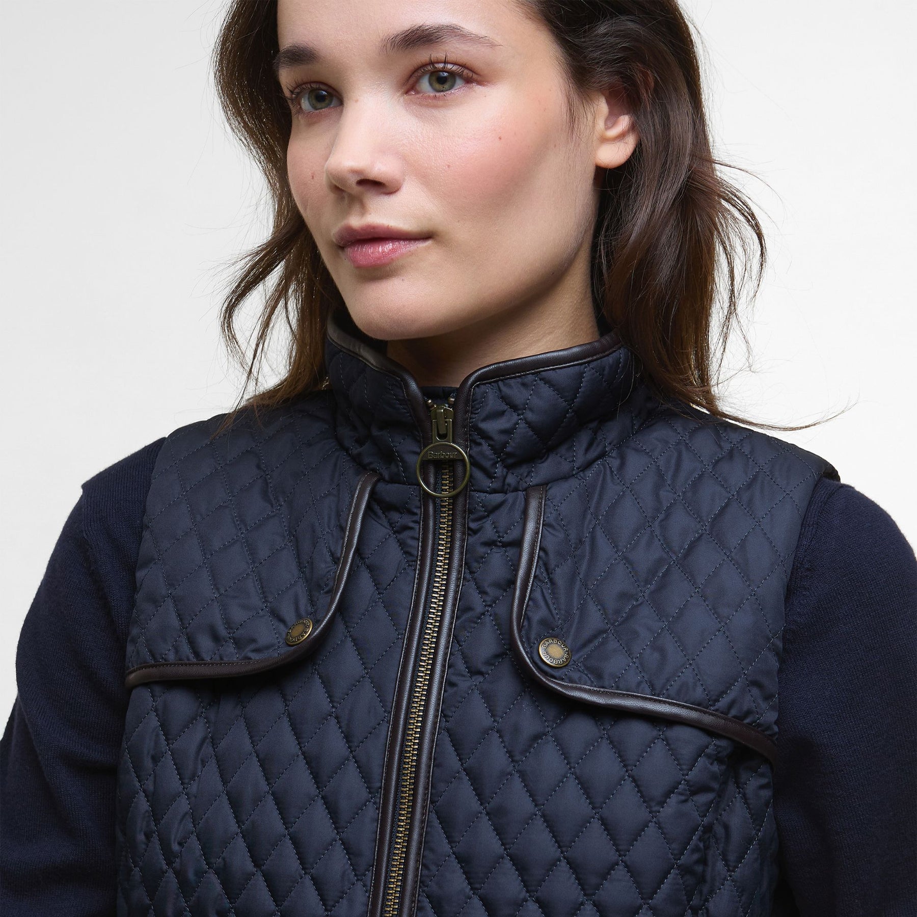 Barbour Women's Dahlia Gilet Gilet in Dark Navy