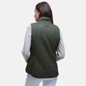 Barbour Women's Dahlia Gilet Gilet in Olive