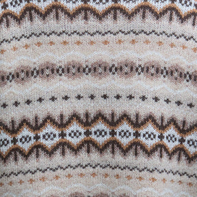 Barbour Women's Helen Fair isle Roll-Neck Jumper in Birch Multi
