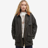 Barbour Women's Highclere Wax Jacket in Olive