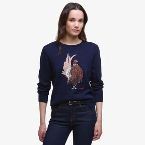 Barbour Women's Homeswood Knit Jumper in Ecru