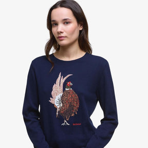 Barbour Women's Homeswood Knit Jumper in Ecru