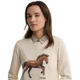 Barbour Women's Homeswood Knit Jumper in Ecru