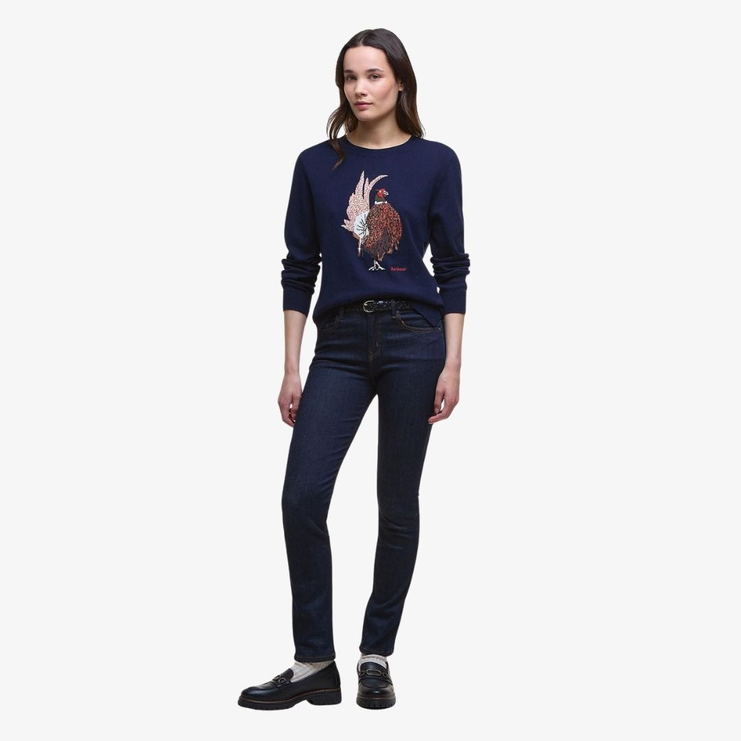 Barbour Women's Homeswood Knit Jumper in Ecru