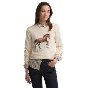 Barbour Women's Homeswood Knit Jumper in Ecru