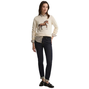 Barbour Women's Homeswood Knit Jumper in Ecru