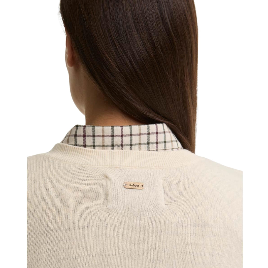 Barbour Women's Homeswood Knit Jumper in Ecru