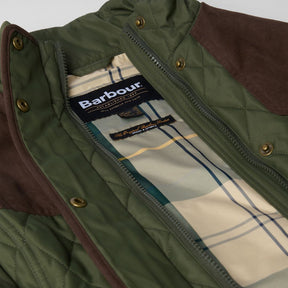 Barbour Women's Keeper Wear Gilet in Olive & Ancient Tartan