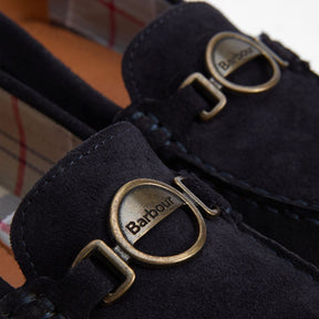 Barbour Women's Laire Suede Driving Shoes in Navy