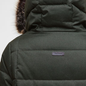 Barbour Women's Marjoram Puffer Long Jacket in Olive Classic