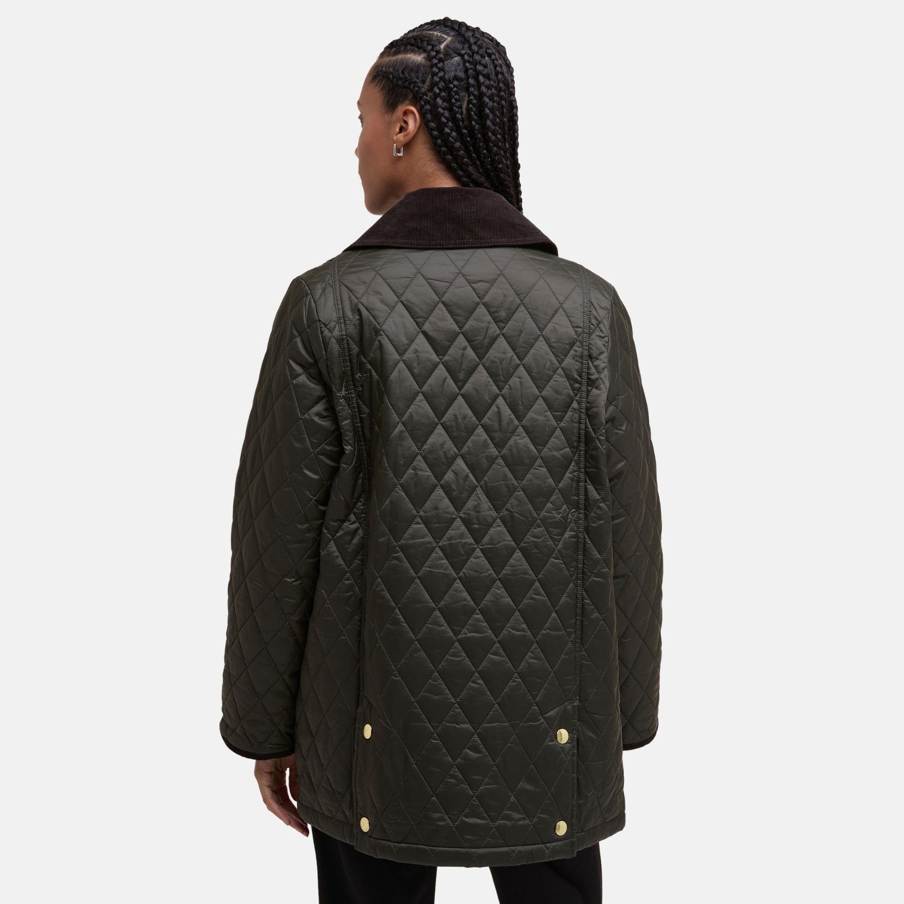 Barbour Women's Modern Beadnell Quilted Jacket in Sage & Ancient