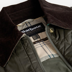Barbour Women's Modern Beadnell Quilted Jacket in Sage & Ancient