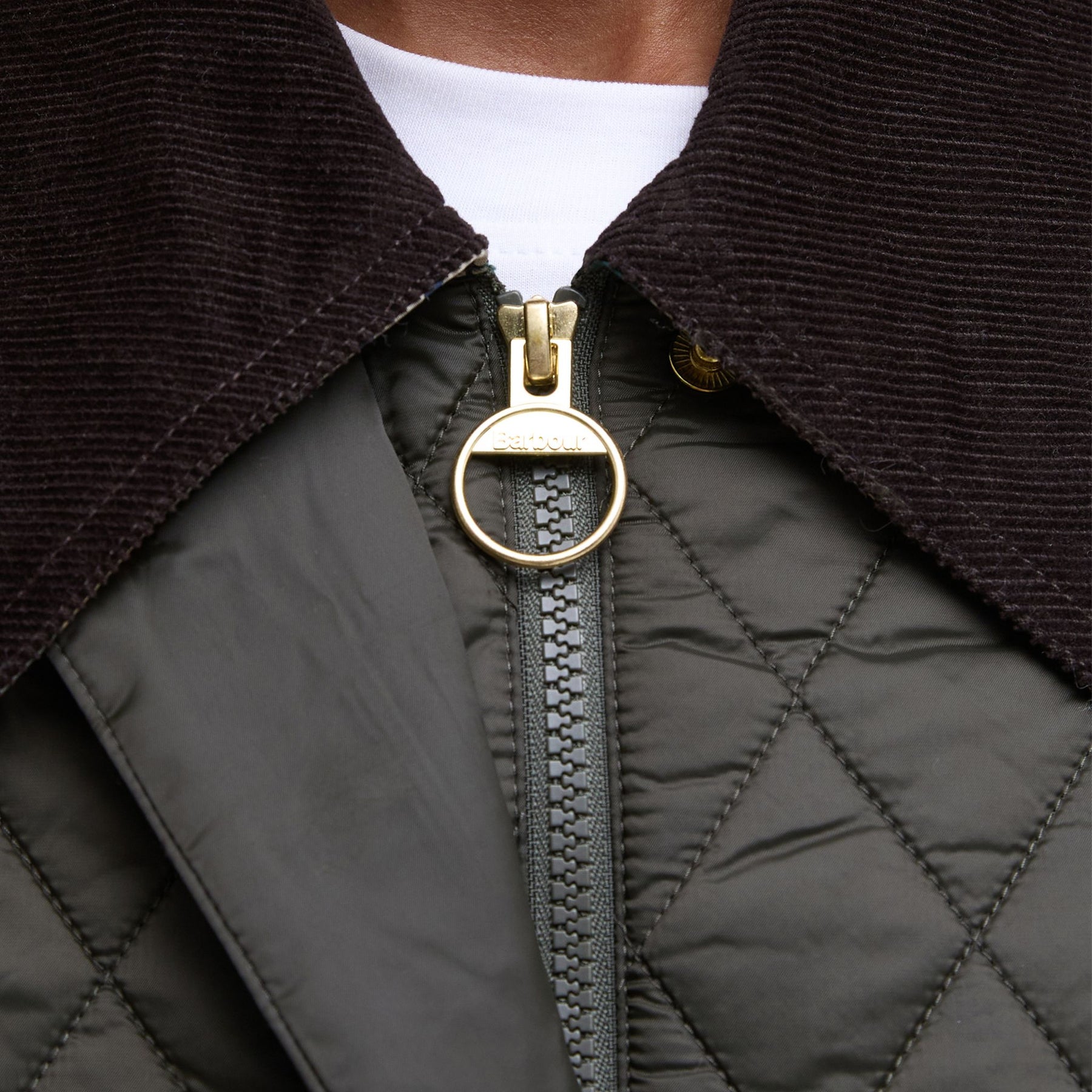 Barbour Women's Modern Beadnell Quilted Jacket in Sage & Ancient