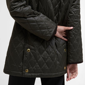 Barbour Women's Modern Beadnell Quilted Jacket in Sage & Ancient