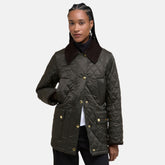 Barbour Women's Modern Beadnell Quilted Jacket in Sage & Ancient