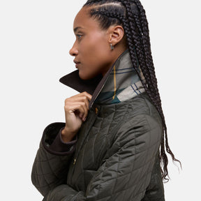 Barbour Women's Modern Beadnell Quilted Jacket in Sage & Ancient